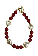 breathtaking teeny-tiny crystal baby pearl bracelet